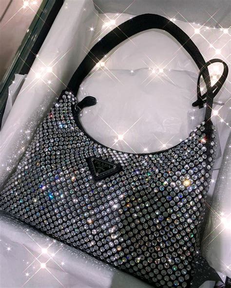 prada sparkly bag